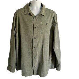 ZeroXposur Travel Series Men's Long Sleeve Button Down Shirt XXL